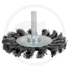 KS Tools Round steel wire brush, 0.5 mm, Ø 75 mm
