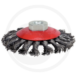 KS Tools Round tapered stainless steel wire brush