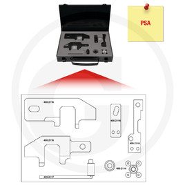 KS Tools PSA - Motoreinstell-Werkzeug-Satz, 2-tlg.