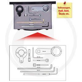 KS Tools VAG-Motoreinstell-Satz, 9tlg., Audi, Seat, VW