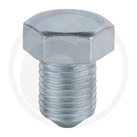KS Tools Oil drain plug, external hexagon 19mm, M14x1,5x22mm, pack of 10