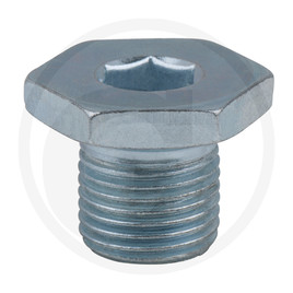 KS Tools Oil drain plug, internal hexagon 8mm, M14x1,25x13mm, pack of 25