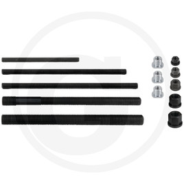 KS Tools Pull rod, collar nut, adapter set, 13 pcs