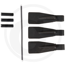 KS Tools Spare jaw set for 450.0080, 7 pcs