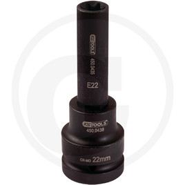 KS Tools 1" impact bit socket, TX E, E18