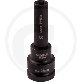 KS Tools 1" impact bit socket, TX E, E22