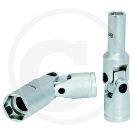 KS Tools Glowplug socket, short, 3/8", 16mm
