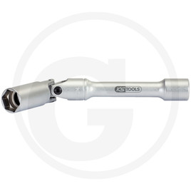 KS Tools Glowplug socket, long, 3/8", 9mm