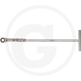 KS Tools Glow plug T-handle ring ratchet wrench