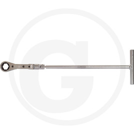 KS Tools Glow plug T-handle ring ratchet wrench