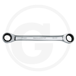 KS Tools GEAR+ dbl ring ratchet spanner, 8x10mm