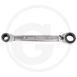 KS Tools 4 in 1 GEARplus® double ratchet ring spa