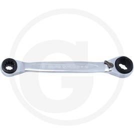 KS Tools 4 in 1 GEARplus® double ratchet ring spanner