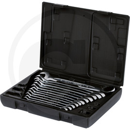 KS Tools GEARplus® combination ratchet spanner set, reversible, 12 pcs., 8-19 mm