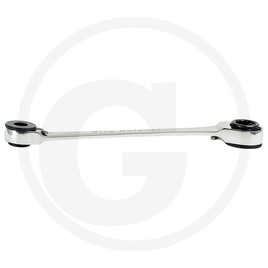 KS Tools GEAR+ mini bit ,ring spanner, 1/4"x10mm