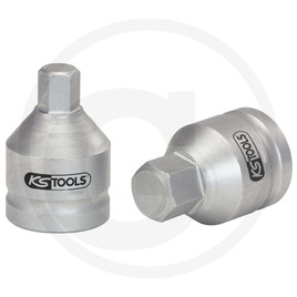 KS Tools 3/4" hex impact bit socket, 22mm