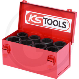 KS Tools 3/4" hexagonal impact socket set