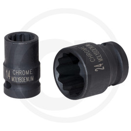KS Tools 1/2" Bi hex impact socket, 1/2"