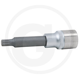 KS Tools OZ special aluminium rims bit socket for multi-piece OZ rims, 8 mm, 90 mm long