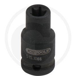 KS Tools 1/4 TX-E-Kraft-Stecknuss, kurz, E6