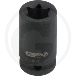 KS Tools 1/4 TX-E-Kraft-Stecknuss, kurz, E11