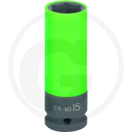 KS Tools Torque impact socket, deep, 1/2", 15mm