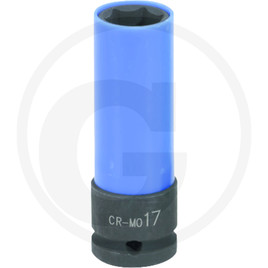 KS Tools Torque impact socket, deep, 1/2", 17mm