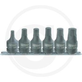 KS Tools 1/2" Impact joint bit socket set short, t4pcs