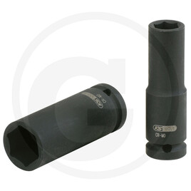 KS Tools 1/2" Sechskant-Kraft-Stecknuss, lang, 33mm