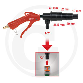 KS Tools Kühlsystem-Spülpistole