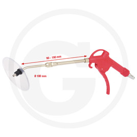 KS Tools Teleskop-Druckluft-Ausblaspistole 90-190mm mit Sch