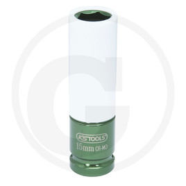 KS Tools Impact sockets, deep, 1/2", 15mm