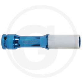 KS Tools Impact socket, XXL, blue, 1/2", 17mm