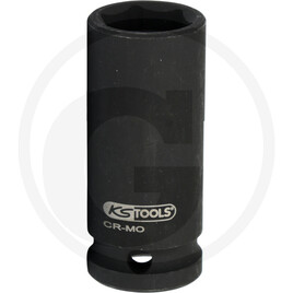 KS Tools 1.1/2" Sechskant-Kraft-Stecknuss, lang, 110mm