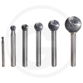 KS Tools HM ball-shaped burr form D, 12 mm