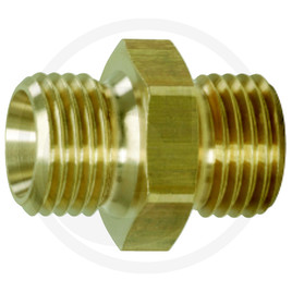 KS Tools Brass reducing nipple, 21x24mm