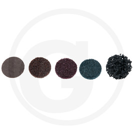 KS Tools Grinding pads, Ø26,7mm, grit 60, pack of 10