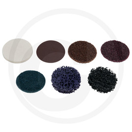 KS Tools Grinding pads, Ø50mm, grit 300, pack of 10