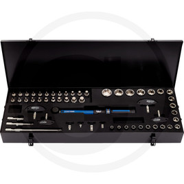 KS Tools ERGOprec torque kit, 52pcs, 1/2",10-100N