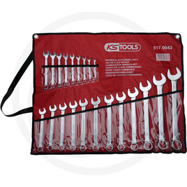 KS Tools CLASSIC combination spanner set, angled