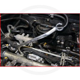KS Tools Double open ring injection spanner