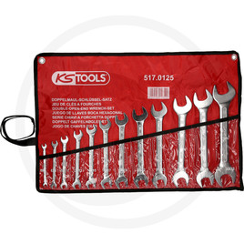 KS Tools CLASSIC double open-ended spanner set