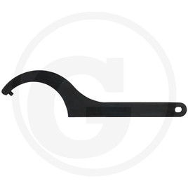 KS Tools Fixed hook wrench with pin, 52-55 mm