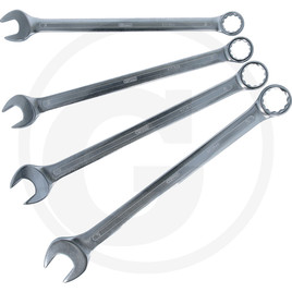 KS Tools Combination spanner set, extra long, 4 p