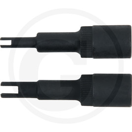 KS Tools Air condition service bit socket set, 2 pcs