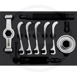 KS Tools Hub puller set, hydraulic, 11pcs
