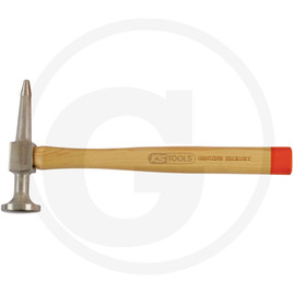KS Tools Aluminium bodywork pick hammer curved head, round/tip