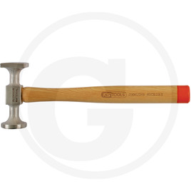KS Tools Aluminium bodywork standard hammer curved head, round/square