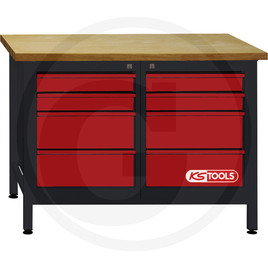 KS Tools Workbench, 8 drawers
