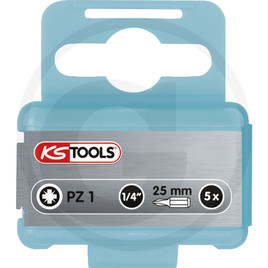 KS Tools 1/4" INOX+ bit POZIDRIV®, 5pcs, PZ1